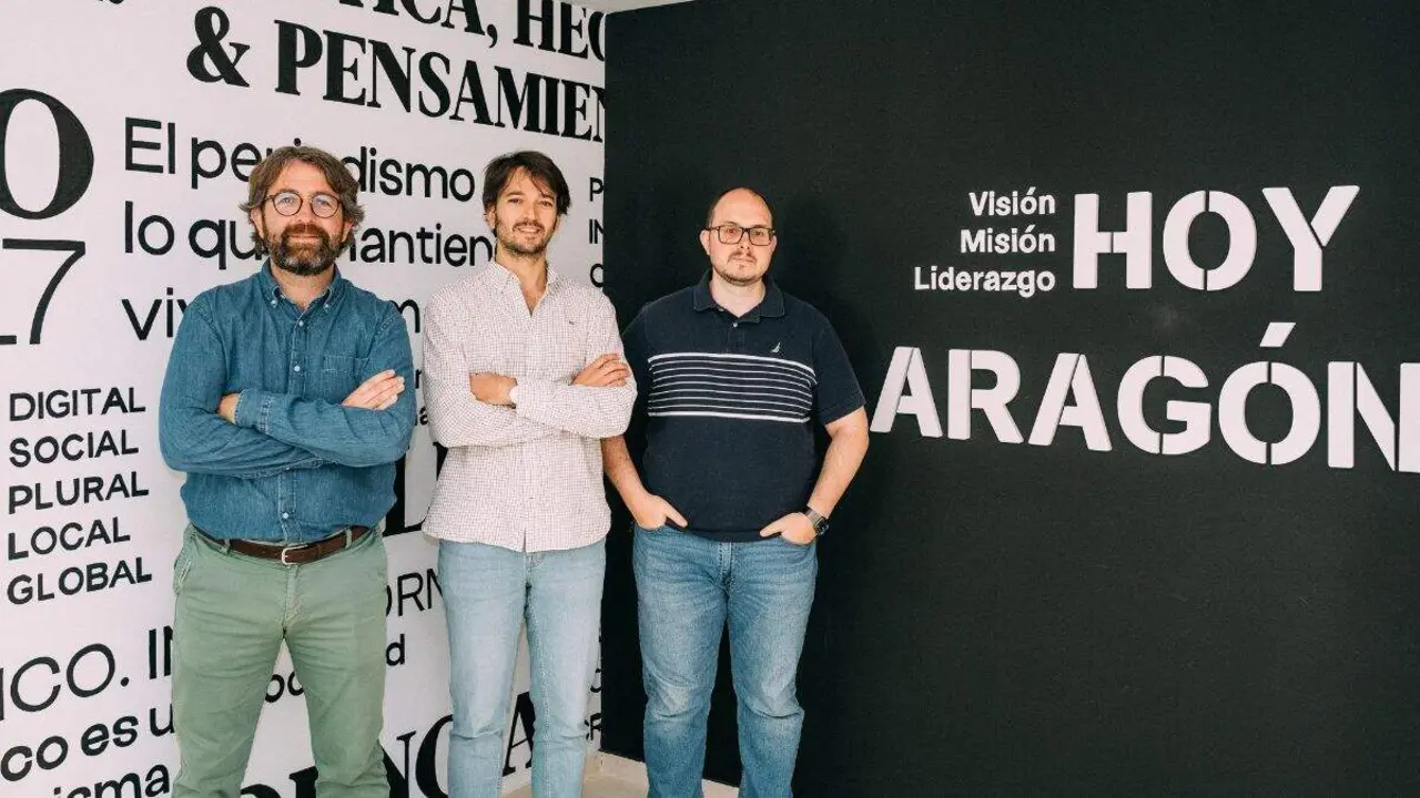 De izda. a dcha., David D&iacute;ez (ITA), Javier Garc&iacute;a (ARPA) u David Fern&aacute;ndez, (AWS). / &Aacute;LVARO CALVO