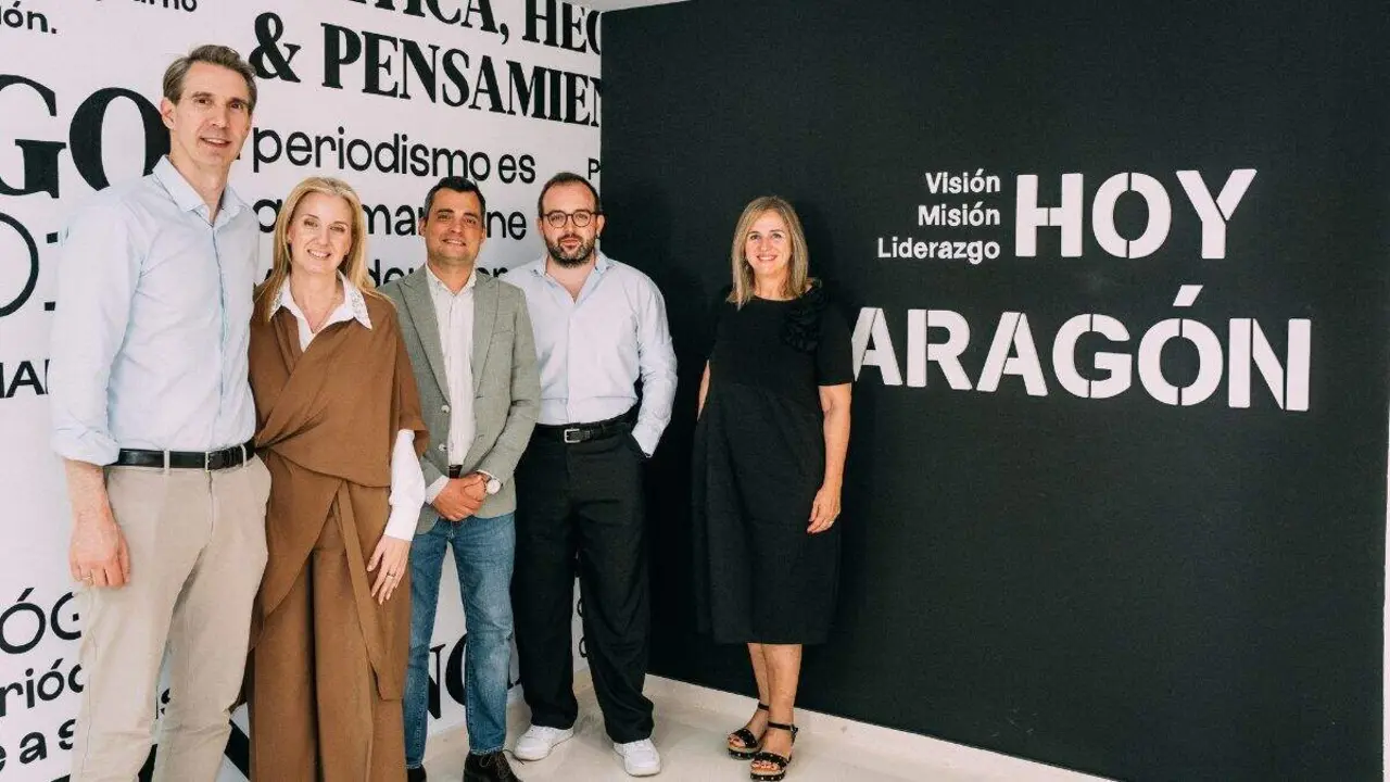 De izda. a dcha., David Leal (DIFISA), Hernani Neto (Krolmap), Sergio Fern&aacute;ndez (Sergio Fern&aacute;ndez) y Carmen Urbano (Querqus). / &Aacute;LVARO CALVO
