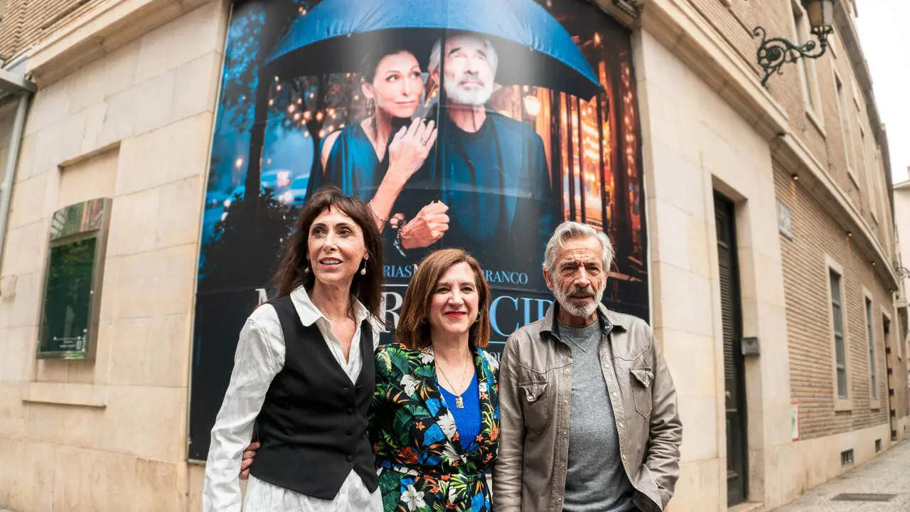 Mar&iacute;a Barranco, Sara Fern&aacute;ndez e Imanol Arias. / AZ