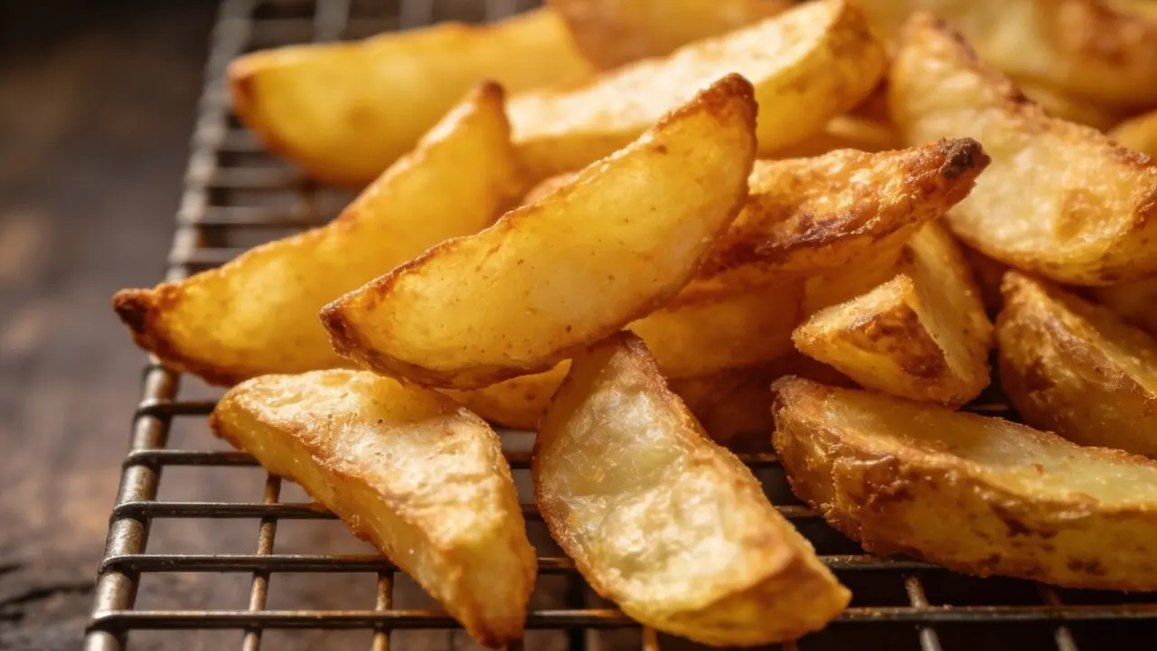 La doble cocci&oacute;n en las patatas fritas