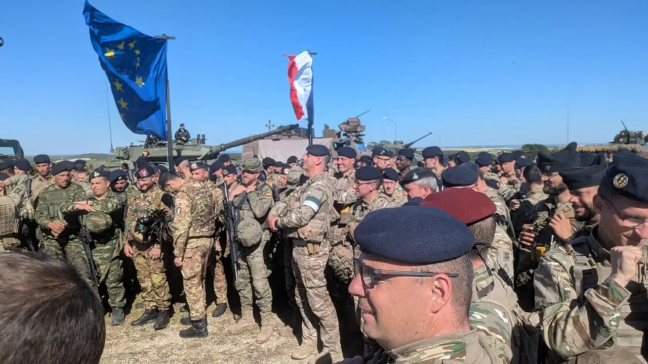Ceremonia final del ejercicio Ori&oacute;n 26, en el que ha participado la Brigada 'Arag&oacute;n I'. / EJ&Eacute;RCITO DE TIERRA