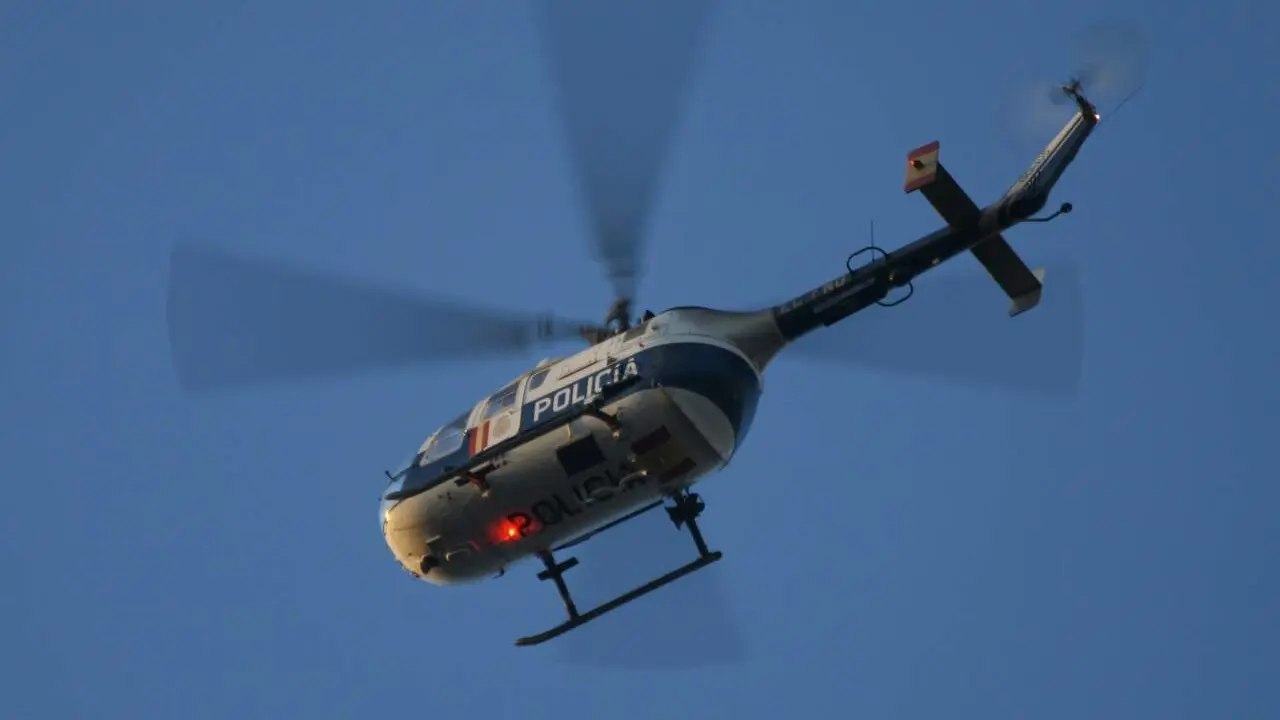 Helic&oacute;ptero de la Polic&iacute;a Nacional