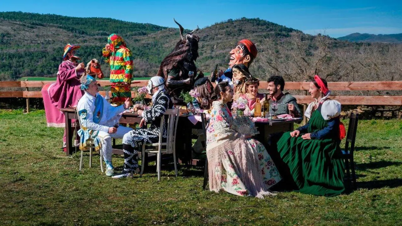 Protagonistas de la campa&ntilde;a 'El sabor de Arag&oacute;n', de la IGP Ternasco de Arag&oacute;n. / HA