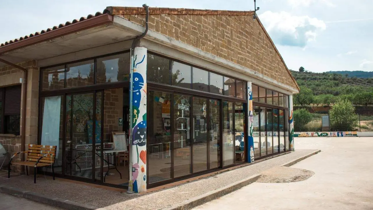 El CEIP Ram&oacute;n y Cajal de Alpartir. / FUNDACI&Oacute;N LA CAIXA