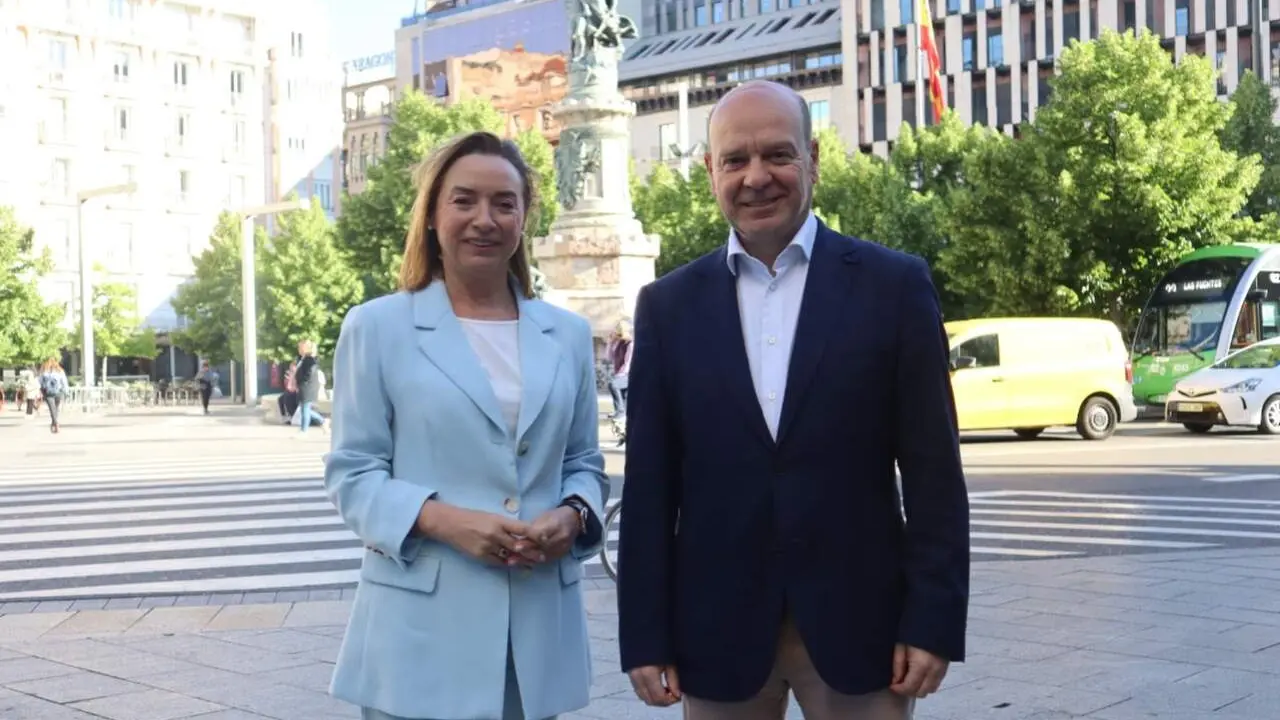 Los diputados Carmen Rouco y Santiago Mor&oacute;n, en una foto reciente / Vox