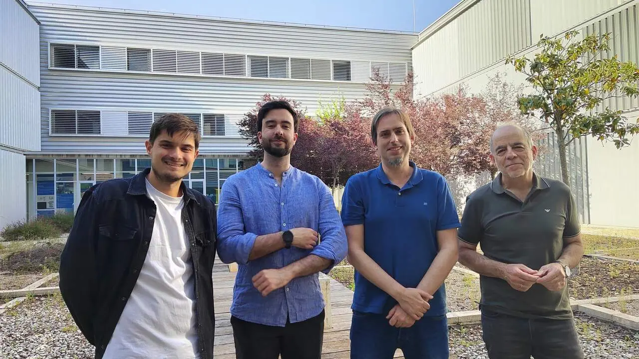 Ignacio Garc&iacute;a-Peir&oacute;, Miguel Encinas, Jos&eacute; Luis Hueso y Jes&uacute;s Santamar&iacute;a. / UNIZAR