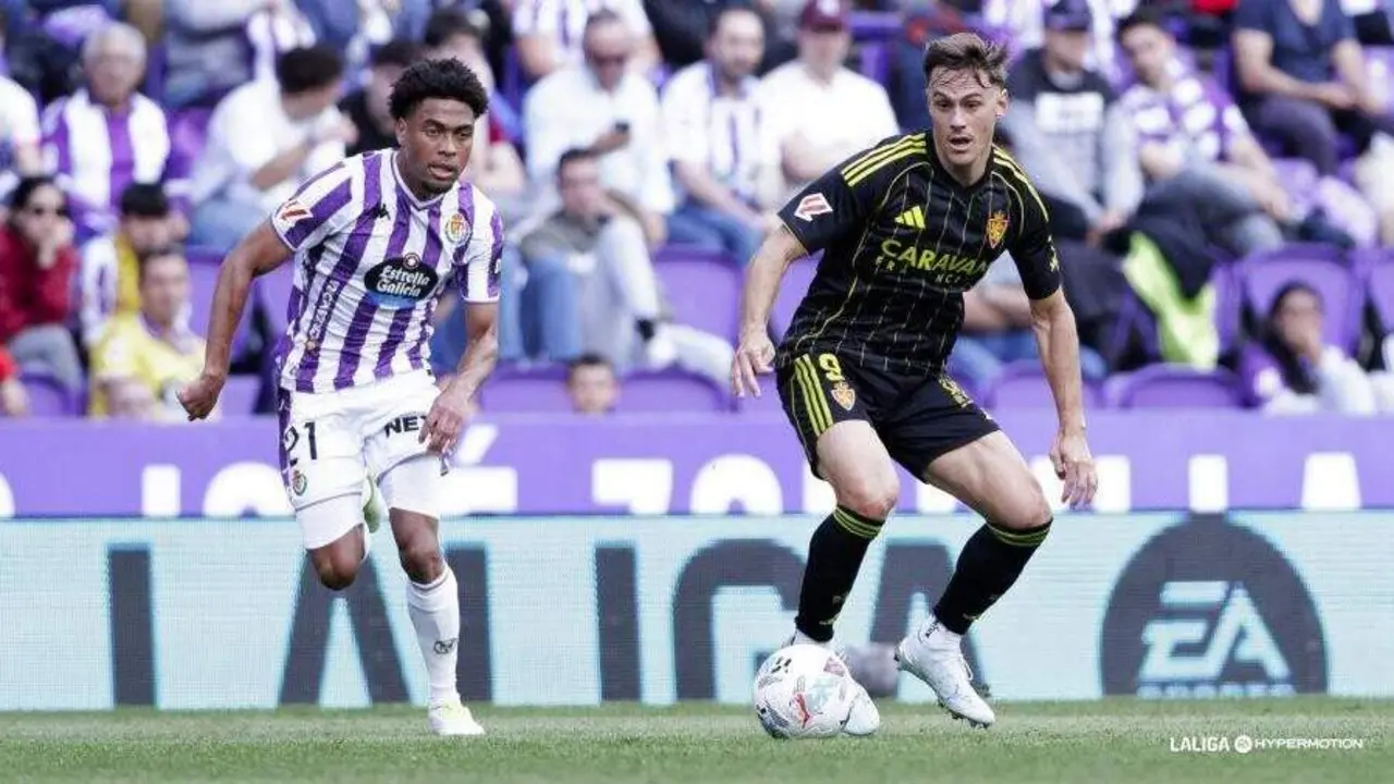 Dani G&oacute;mez en el Valladolid - Real Zaragoza / LaLiga