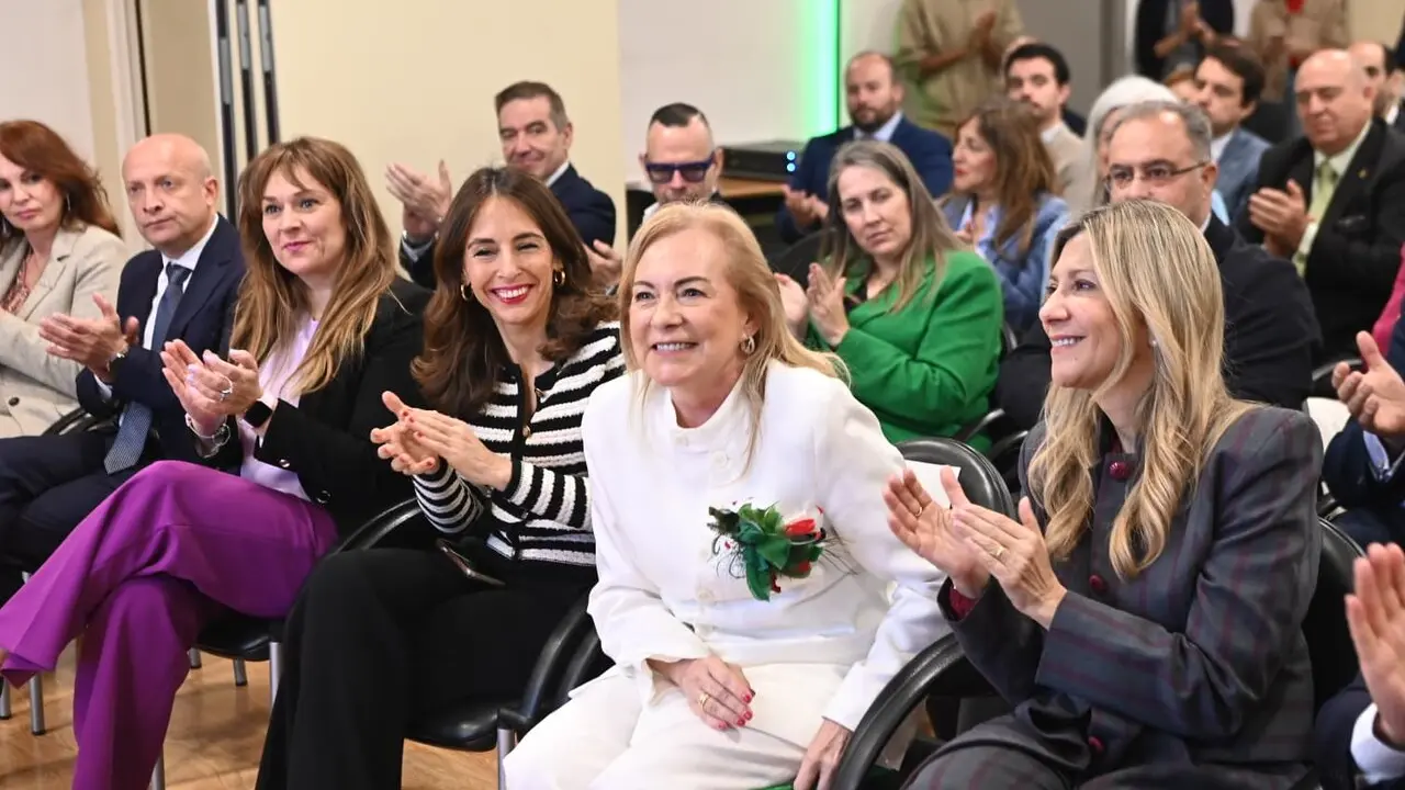 Mar&iacute;a Jes&uacute;s Lorente en el acto donde ha sido reelegida presidenta de ZEPYME