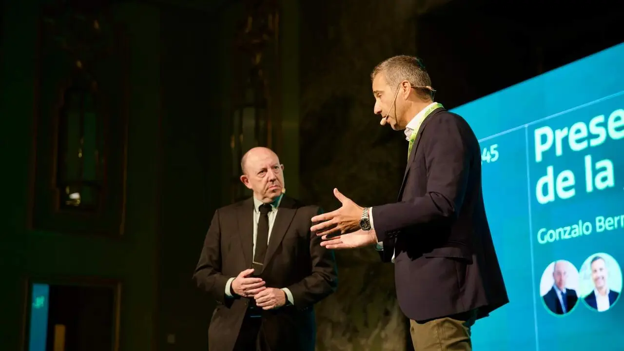 Gonzalo Bernardos y Sergio Ibarzo, de Caja Rural de Arag&oacute;n