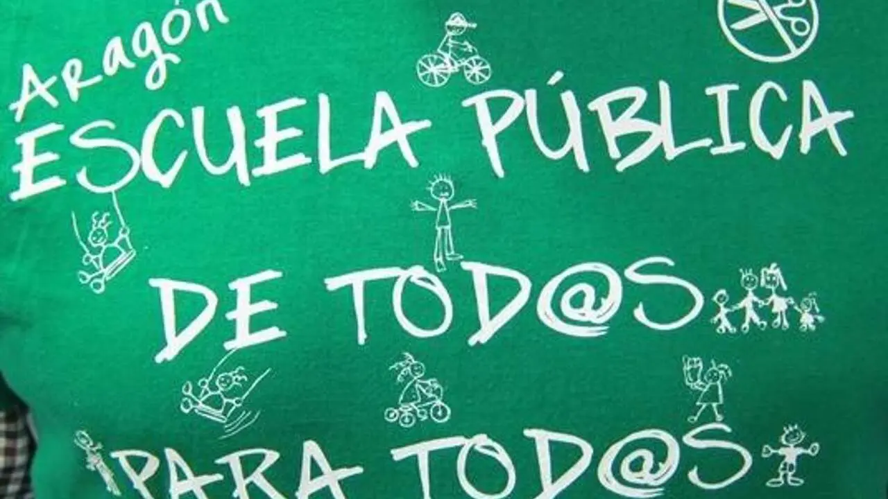 Marea Verde Arag&oacute;n/ EUROPA PRESS