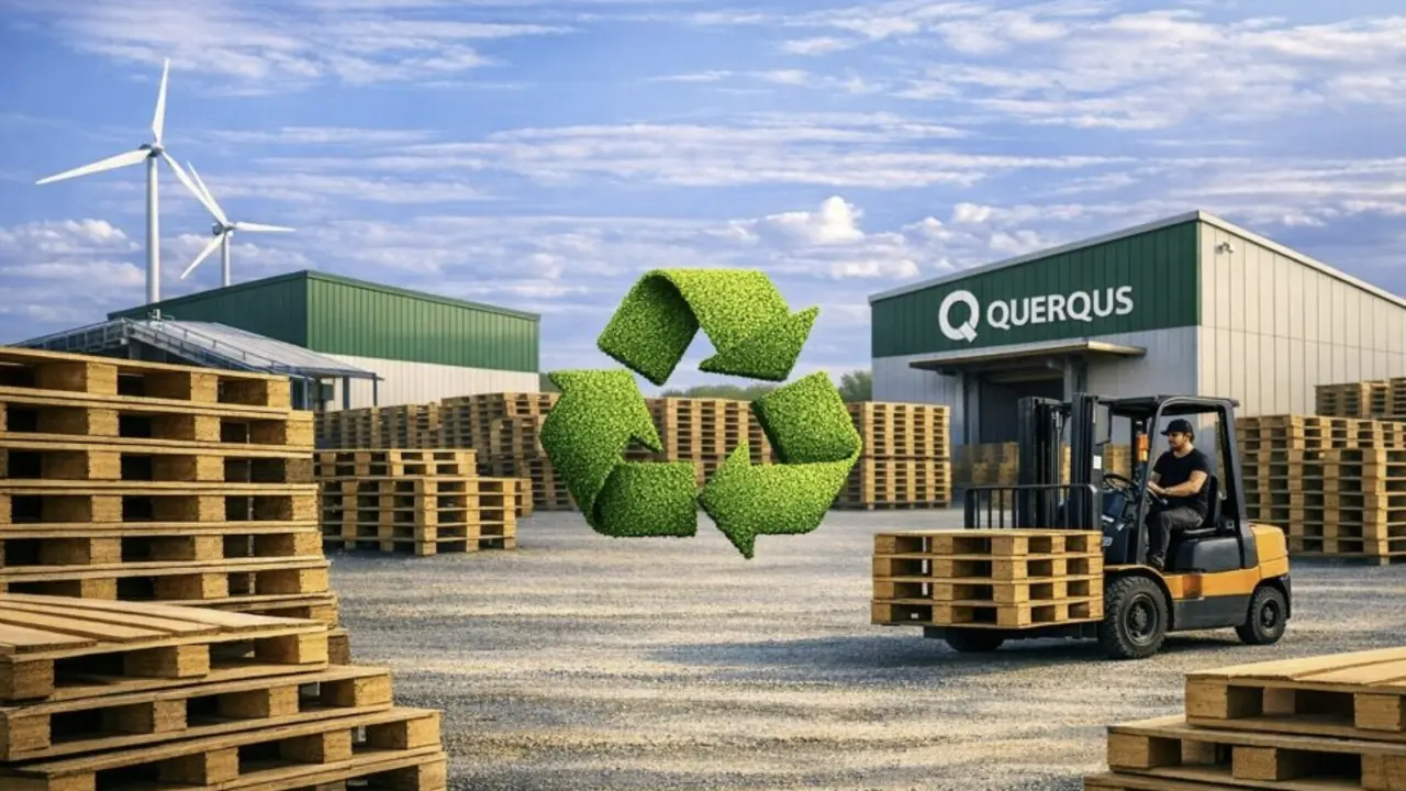 QUERQUS impulsa la econom&iacute;a circular mediante la reutilizaci&oacute;n y reciclaje de palets y envases log&iacute;sticos