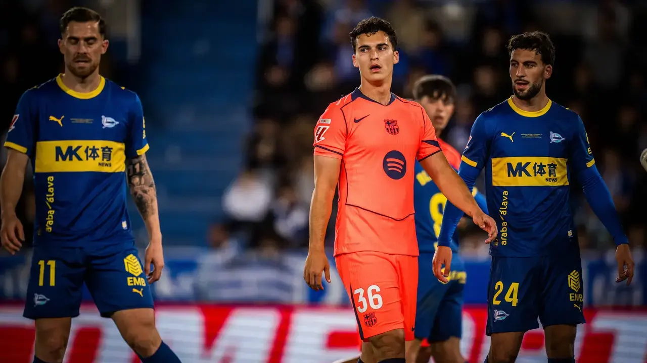 &Aacute;lvaro Cort&eacute;s en el Deportivo Alav&eacute;s - FC Barcelona / FCB