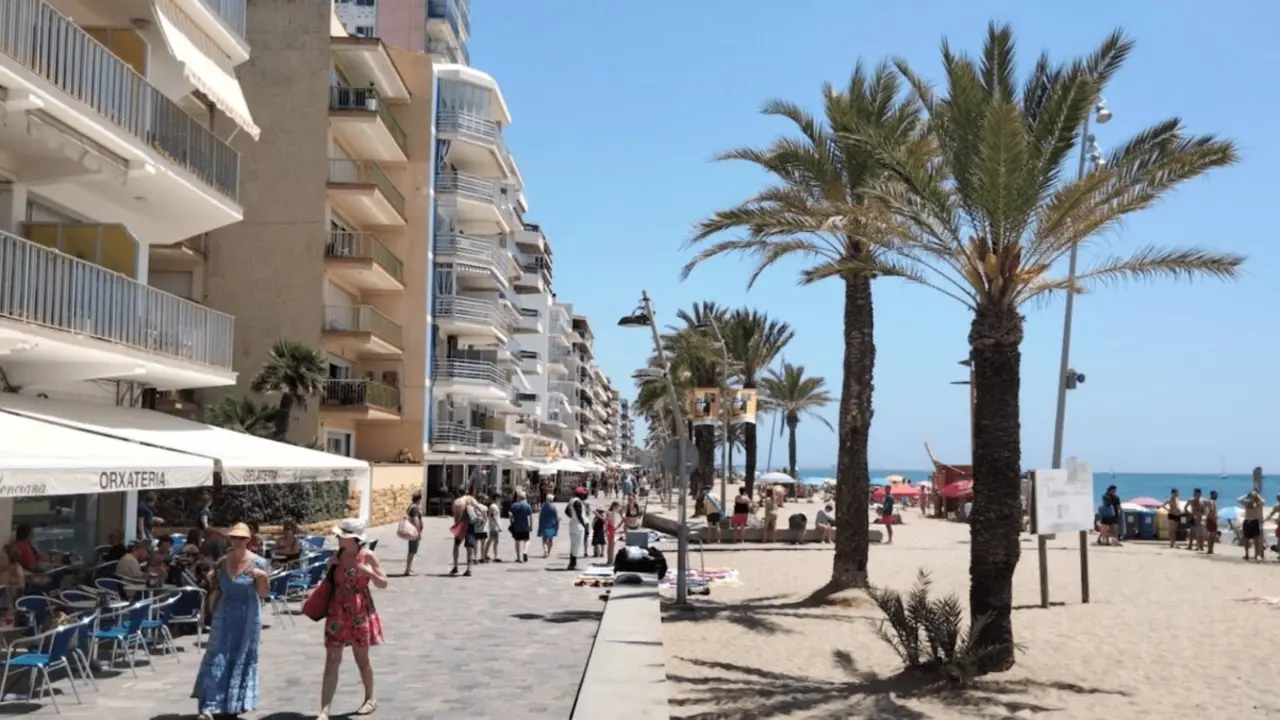 Playa del Segur en Calafell / Turismo Costa Dorada