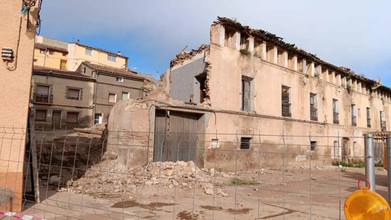 Casa palacio de los Azc&oacute;n S&aacute;nchez, en B&aacute;guena (Teruel). / APUDEPA