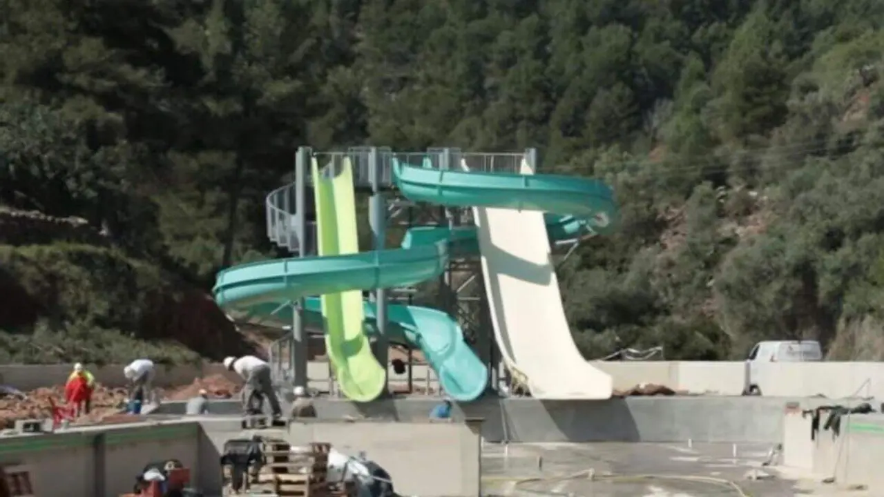 Proceso de construcci&oacute;n del nuevo parque acu&aacute;tico de Vall d'Uixo en Castell&oacute;n / Ayuntamiento de Vall d'Uixo