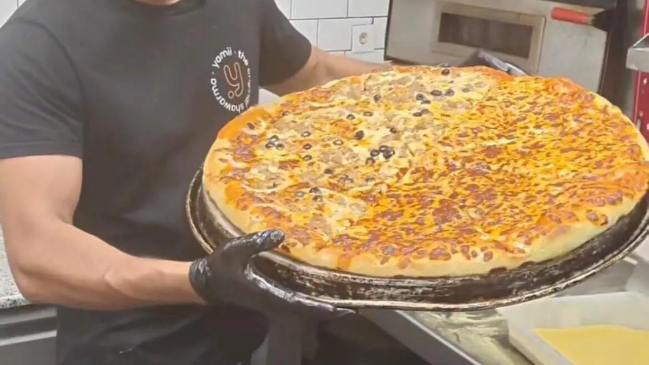 Una de las pizzas XL de Yamii / RRSS