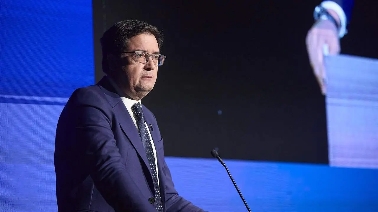 El ministro para la Transformaci&oacute;n Digital y de la Funci&oacute;n P&uacute;blica, &Oacute;scar L&oacute;pez, participa en el acto 'Siemens Transform 2026', en Madrid (Espa&ntilde;a)
- Jes&uacute;s Hell&iacute;n - Europa Press
