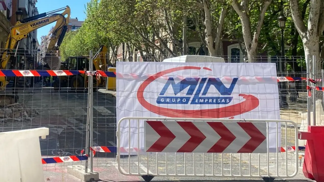 Una de las obras de MLN en la ciudad de Zaragoza / HOY ARAG&Oacute;N