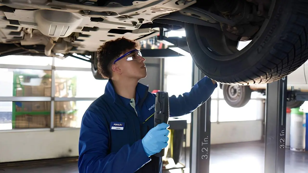 Mec&aacute;nico de la empresa. / Norauto