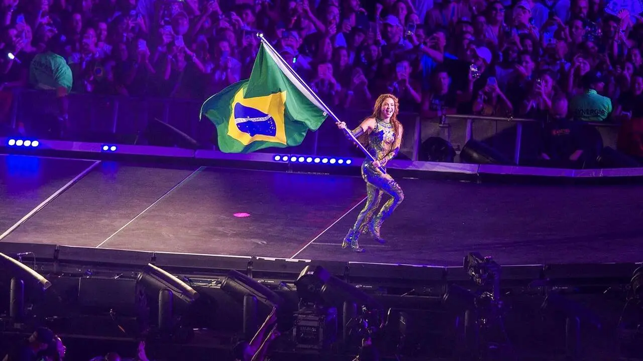 Shakira en su concierto de Copacabana