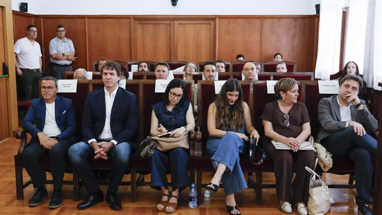 David S&aacute;nchez, hermano del presidente del Gobierno, durante el juicio. / Europa Press