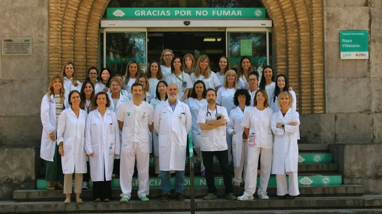 Profesionales del Servicio de Neumolog&iacute;a del Hospital Universitario Royo Villanova, acreditado con nivel Diamante por la Sociedad Espa&ntilde;ola de Neumolog&iacute;a y Cirug&iacute;a Tor&aacute;cica (SEPAR). / GOBIERNO DE ARAG&Oacute;N