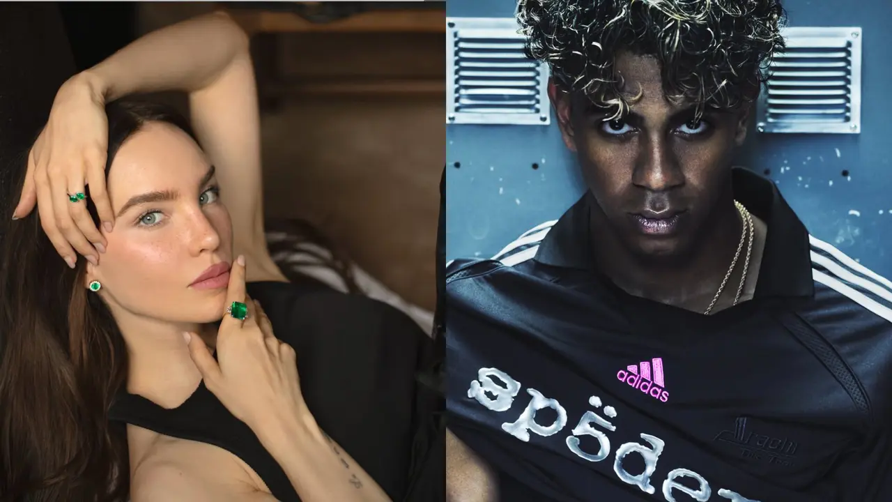 Belinda y Lamine Yamal en publicaciones de Instagram / Redes sociales