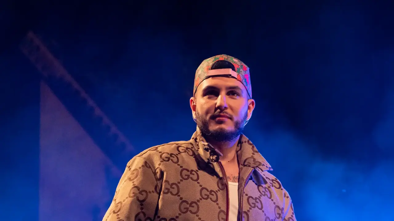 Omar Montes, en un concierto el 8 de abril de 2022 en Zaragoza  Gtresonline