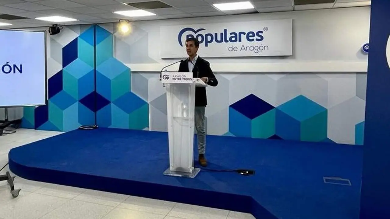 El secretario de Organizaci&oacute;n del PP Arag&oacute;n, Pedro Navarro. / PP.