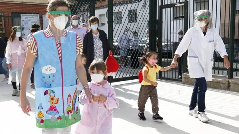 Un colegio de la comunidad aragonesa durante la pandemia de Covid / DGA