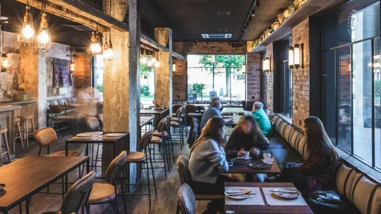 Imagen de archivo de un restaurante de Zaragoza.