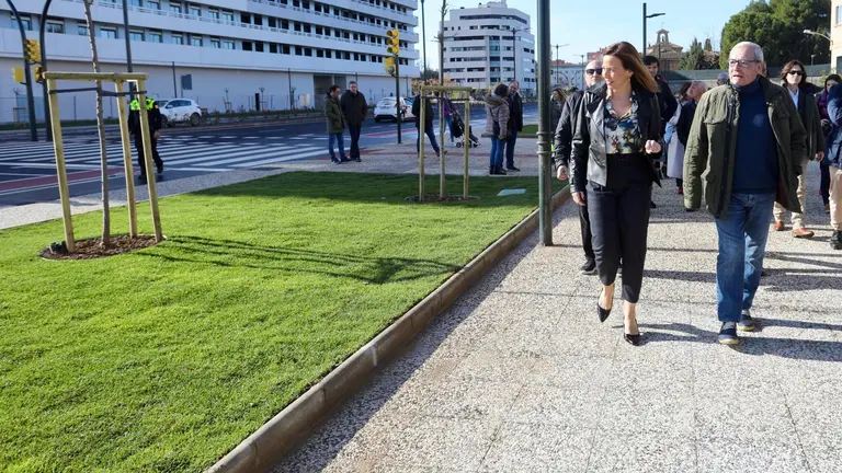 La alcaldesa ha visitado la finalizaci&oacute;n de los trabajos de la Fase 1 / HA
