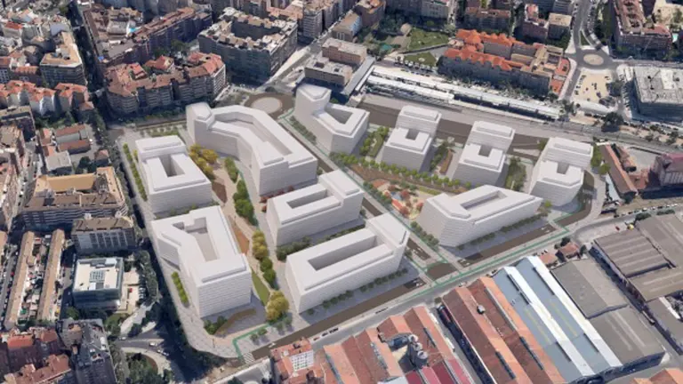 Infograf&iacute;as de viviendas en la zona de Harineras / HOY ARAG&Oacute;N