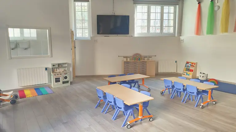 Aula de dos a&ntilde;os del colegio Escuelas P&iacute;as.