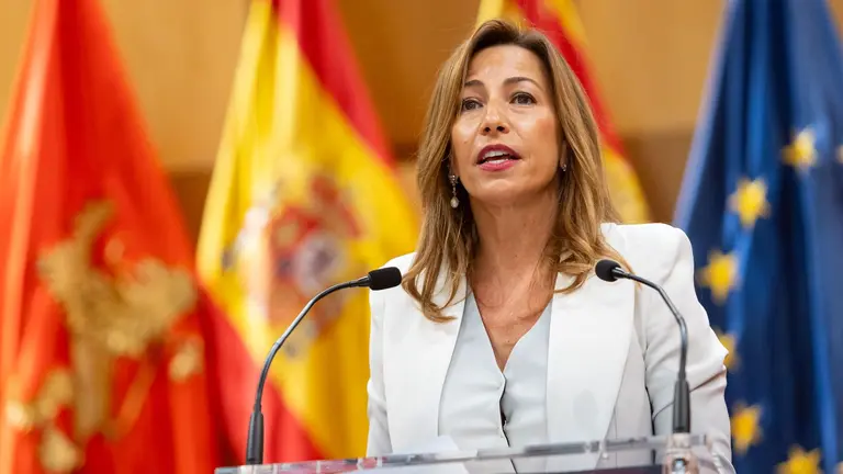 La alcaldesa de Zaragoza, Natalia Chueca. / Miguel G. Garc&iacute;a