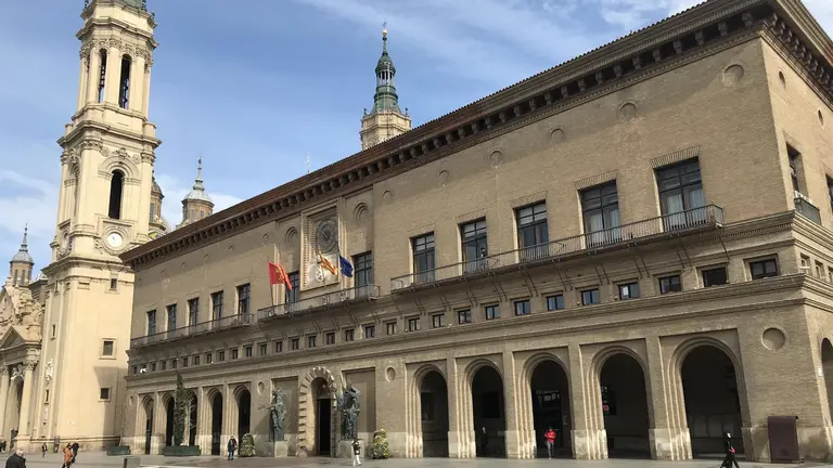 Fachada del Ayuntamiento de Zaragoza / E.P.