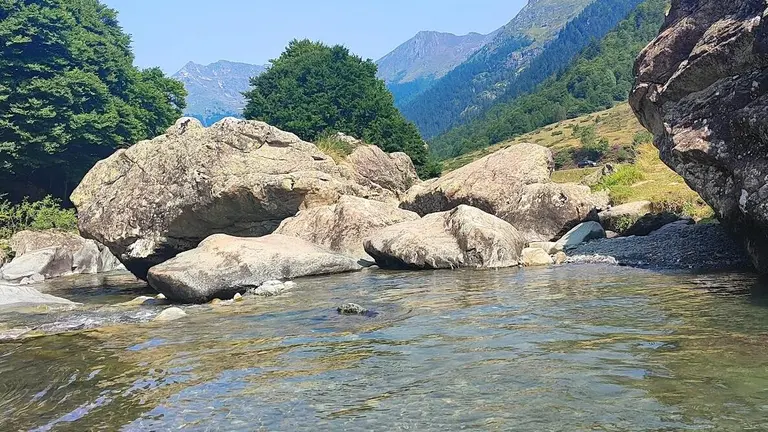 Pozas en el Valle de Ossau.