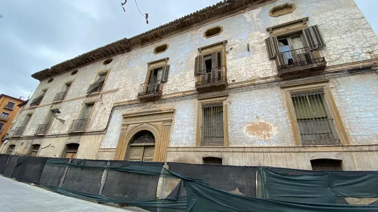 El palacio de Villa Antonia se encuentra en el casco hist&oacute;rico de Calatayud. / AYTO. CALATAYUD