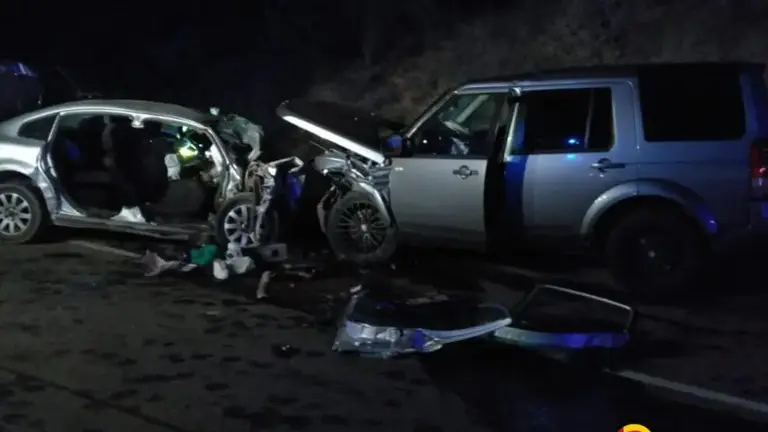 As&iacute; han quedado los veh&iacute;culos tras el accidente