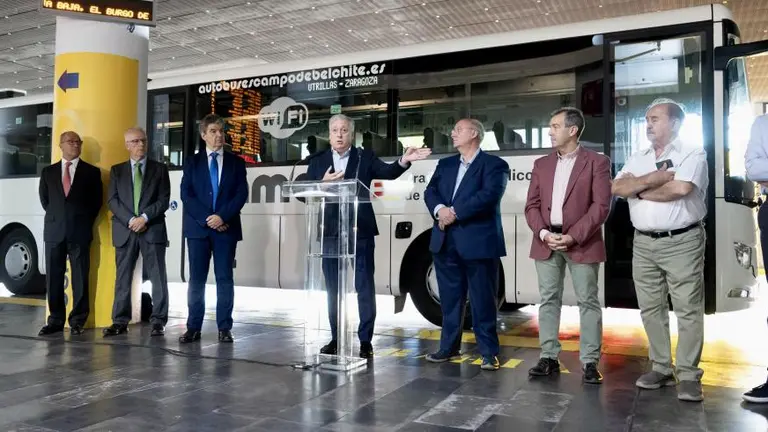 Octavio L&oacute;pez inaugura el nuevo mapa concesional de transporte de viajeros por carretera / DGA