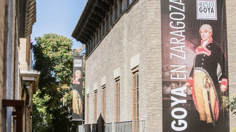 Fachada del Museo Goya - Colecci&oacute;n ibercaja, en Zaragoza