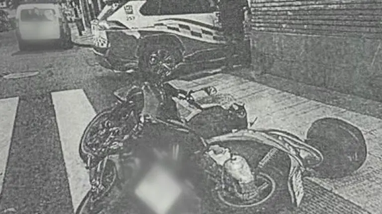 Imagen de dos de las motocicletas que arroll&oacute; supuestamente este conductor /Cedidas a H.A.