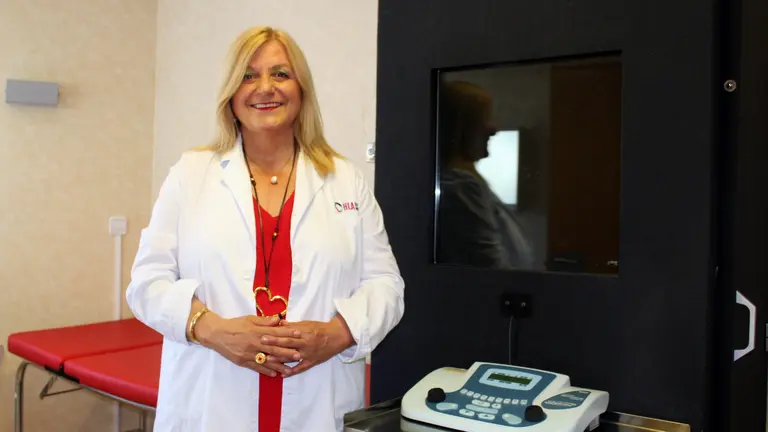 Dra. Mar&iacute;a Jos&eacute; Lavilla, especialista en ORL en HLA Centro M&eacute;dico Zaragoza.