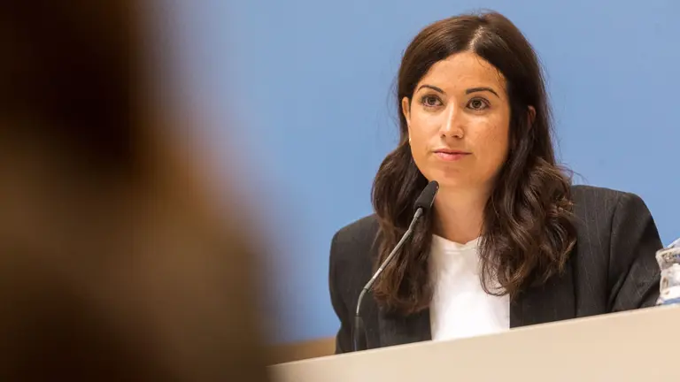 La consejera municipal de Medio Ambiente y Movilidad del Ayuntamiento de Zaragoza, Tatiana Gaudes.