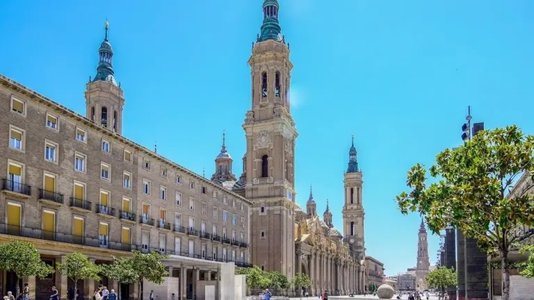 Plaza del Pilar, Zaragoza.
