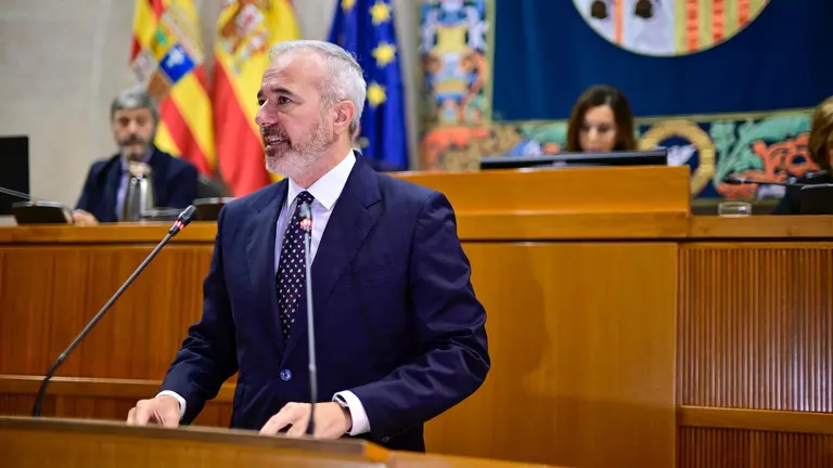 Jorge Azc&oacute;n, durante el Debate sobre el estado de la Comunidad
