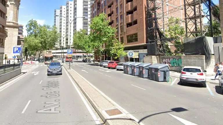 Avenida C&eacute;sar Augusto de Zaragoza.