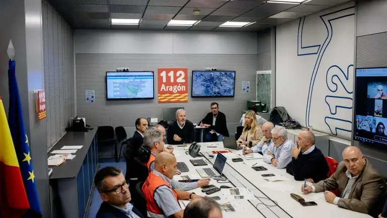 Reuni&oacute;n de esta tarde en el CECOP presidida por Jorge Azc&oacute;n / DGA