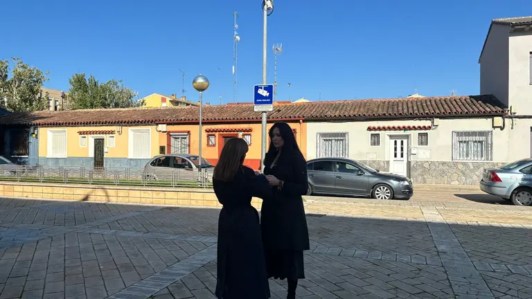 Una de las c&aacute;maras instaladas en la ciudad de Huesca