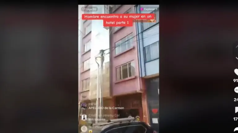 Pantallazo del v&iacute;deo de TikTok